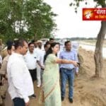 बाढ़ से पहले अलर्ट मोड में प्रशासन: डीएम-एसपी ने किया तटबंधों का निरीक्षण