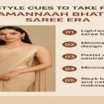 तमन्ना भाटिया की साड़ी स्टाइल से लें 5 खास फैशन टिप्स