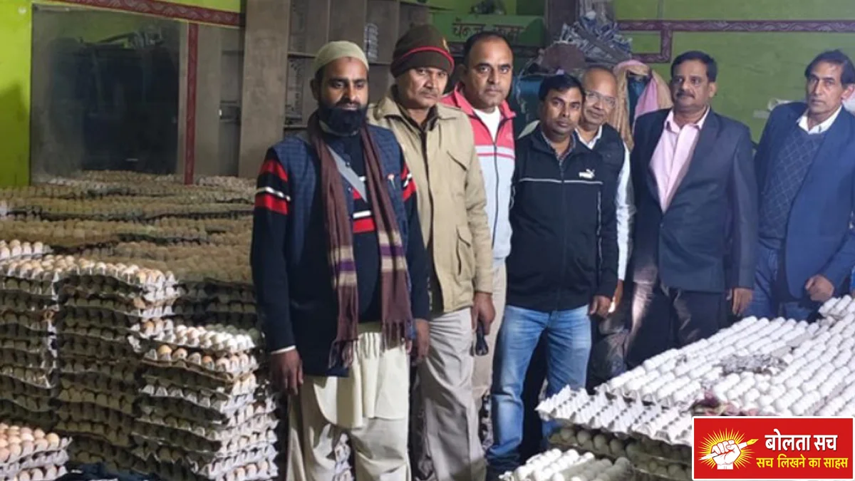 Fake Desi Egg Factory in Moradabad