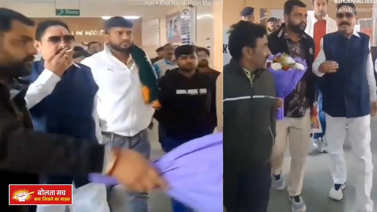 Anant Singh was seen smoking a cigarette in the hospital