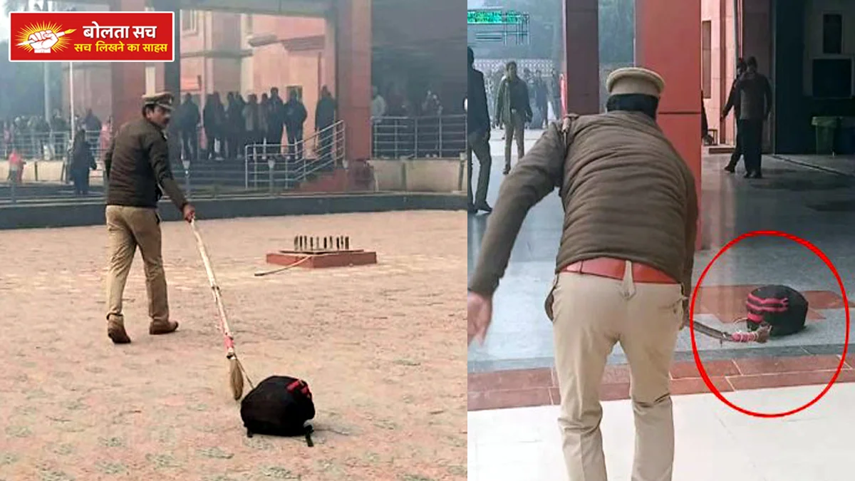 Bomb threat at Mau railway station