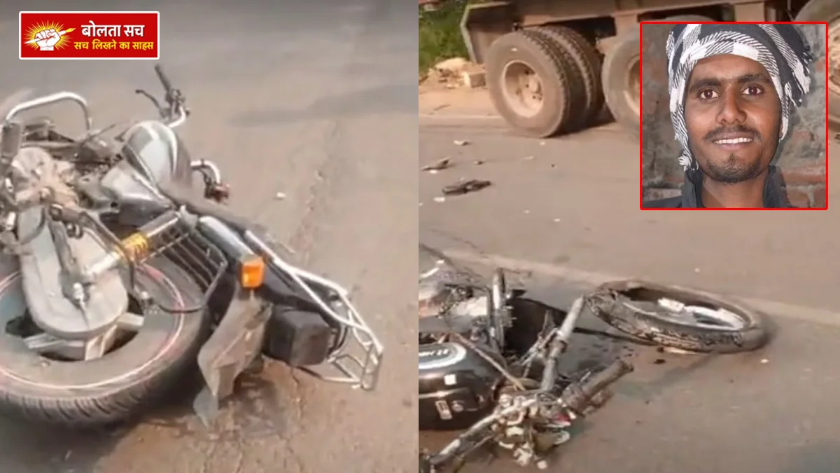 Deoria Horrible road accident in Tarkulwa