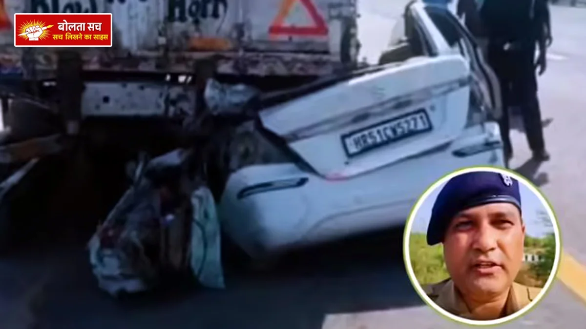 Horrific accident on Purvanchal Expressway