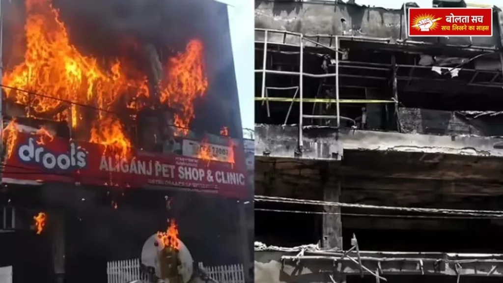 Aliganj fire tragedy More than 100 LDA employees